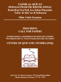 TAFSIR AL-QUR’AN SEBAGAI PRAKTIK KRITIK SOSIAL
Kontribusi Syu’bah Asa dalam Dinamika Tafsir Al-Qur’an di Indonesia