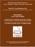 The Indonesian Muslim Responses 
to the “Outsiders” Studies of the Qur’an and Tafsir